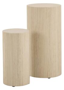Set pomoćnih stolića Norsica 912, Beige, 70cm