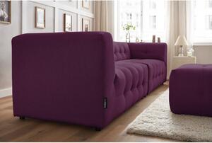 Tamnoljubičasta sofa 324 cm Kleber - Bobochic Paris