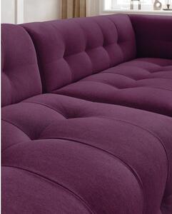 Tamnoljubičasta sofa 324 cm Kleber - Bobochic Paris