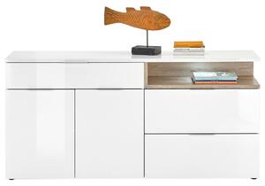 KOMODA 165/80/38 cm bijela visoki sjaj