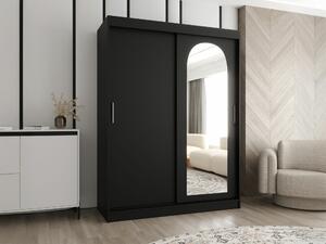 Ormar Hartford 502, Crna, 200x150x62cm