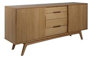 Komoda Norsica Elmdome 100, Hrast, 84x180x44cm, Djelomično sastavljeno