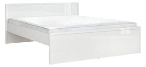 Krevet Boston BB103, Sjajno bijela, Bijela, 81x168.9cm