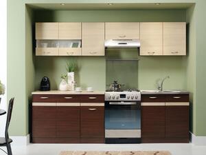 Modularan kuhinjski set Eli Mix 102, 240cm, Laminirani iveral