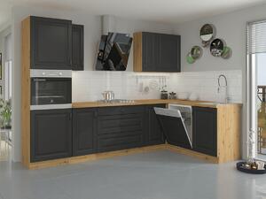 Modularan kuhinjski set Retro Grey 148, 210x162x270cm