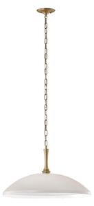 Kichler KL-DELAROSA-P-WH - Luster na lancu DELAROSA 1xE27/60W/230V bijela/mesing