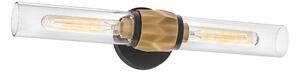Hinkley HK-ELLISON2-BK-HB -Svjetiljka za kupaonicu ELLISON 2xE27/40W/230V IP44 zlatna