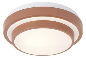 Moderna stropna svjetiljka Sienna s bijelom bojom 25 cm IP44 - Walden