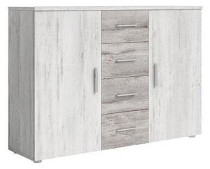 Komoda Vestivo 101, Tamni Arctic bor, Arctic bor, 92x132x38cm