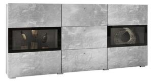 Komoda Serodeu 101, Boja betona, 70x132x39cm