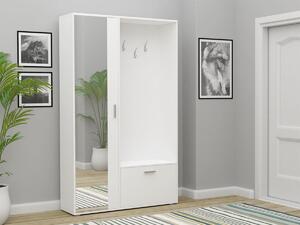 Set za hodnik Stanton 109, Bijela, 196x120x33cm