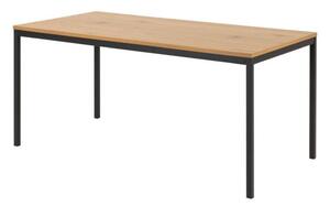 Stol Norsica Sevferi 136, Crna, Divlji hrast, 74x80cm