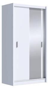 Ormar s ogledalom SABRINA 120x215 cm bijeli