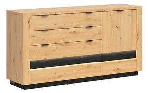 Komoda Sermeli 100, Artisan hrast, 85x161x42cm