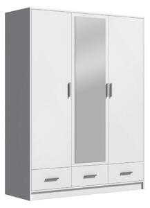 Ormar s ogledalom SANNA 150x215 cm bijeli