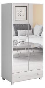 Ormar Austin Z100, Bijela, 185x86x55cm