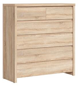 Komoda Nolroma 126, Sonoma hrast, 112x104.5x40.5cm