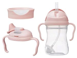 B.box Sippy cup bočica 3u1 prijelazni set za piće 240 ml, Blush