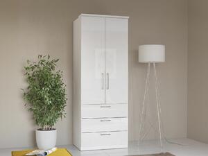 Ormar Tenodea 110, Bijela, Sjajno bijela, 216.8x80x63.4cm