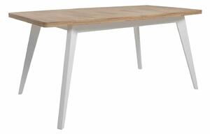 Stol Boston BH125, Vestminsterski hrast, Sjajno bijela, 76x90cm