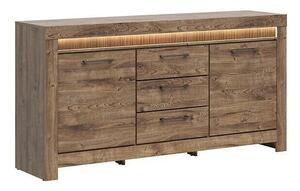 Komoda Fiomoro 101, Ribbeck hrast, 93x180x45cm
