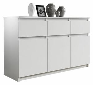 Komoda Miami 330, Bijela, 75x120x40cm