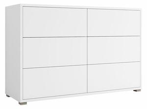 Komoda Comfivo Fersoe 103, Bijela, 73x120x41cm