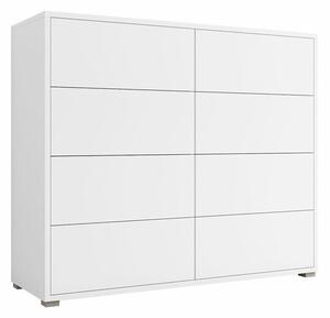 Komoda Comfivo Fersoe 104, Bijela, 93x120x41cm