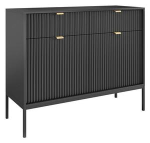 Komoda Lima L100, Crna, 83x104x39cm