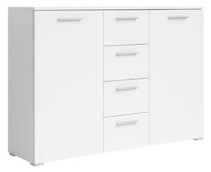 Komoda Melvele 101, Bijela, 93x132x38cm