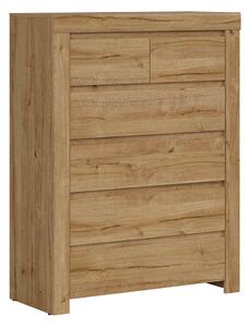 Komoda Sonsoru 114, Hrast, 129.5x98.5x42cm