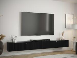TV stol Elblaru 112, Crna, 34x300x40cm