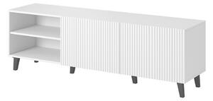TV stol Levmari 102, Crna, Bijela, 52x150x40cm