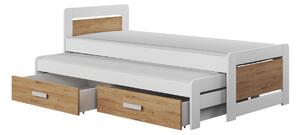 Krevet Henderson 147, 80x170, 80x180, Laminirani iveral, Drvo, Podnice, 87x185x76cm, Madrac, Bor