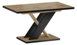 Stol Boston 468, Artisan hrast, Crna, 76x85cm