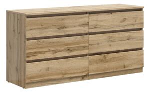 Komoda Livevaro 116, Wotan hrast, 75.5x150x45cm