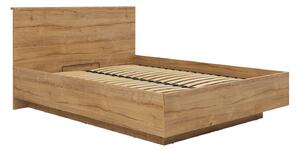 Krevet Enonolo 102, Hrast, Crna, 100.5x165cm