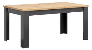 Stol Sordoro 122, Artisan hrast, Grafit, 76x90cm