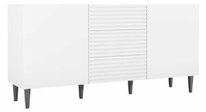 Komoda Comfivo Mavmono 101, Bijela, 76x156x40cm