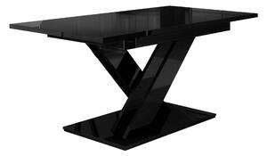 Stol Goodyear 103, Sjajno crna, 76x80cm