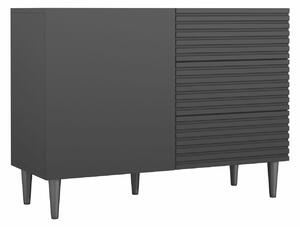Komoda Comfivo Mavmono 100, Crna, 76x104x40cm
