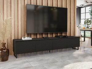 TV stol Sarasota 180, Grafit, Crna, 40x200x33cm