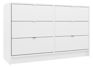 Komoda Comfivo P102, Bijela, 80x130x45cm