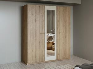 Ormar Mirsevi 102, Divlji hrast, Beige, 214.6x179.3x59.2cm