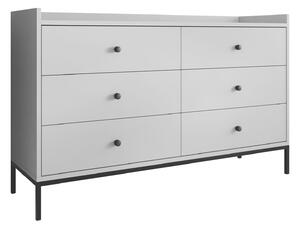 Komoda Comfivo Etmore 101, Siva, 80x130x40cm