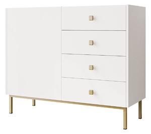 Komoda Comfivo Nunove 100, Bijela, 85x100x39cm