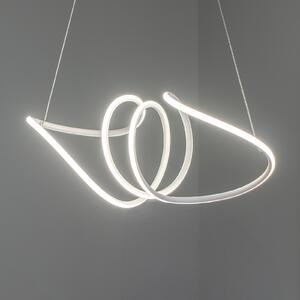 Loca LED viseća svjetiljka, plastika, bijela, 56 W, dužina 70 cm