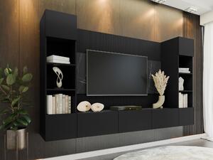 Dnevni boravak Comfivo 368, Crna, Crni mramor, 150x260x38cm