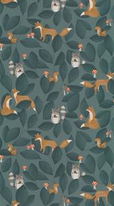 Dječja tapeta Woodland Friends 4 boje