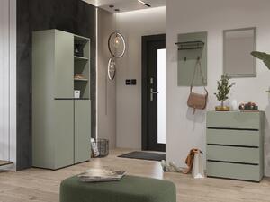 Set za hodnik Alfere 113, Zelena, Crna